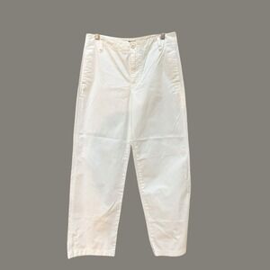 J. Crew Wide-Leg Pants in Cream